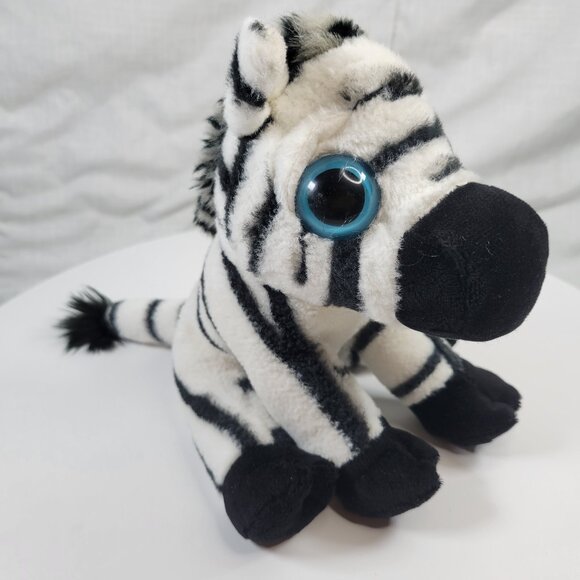Zebra Plush Stuffed Animal 7" - Picture 7 of 9